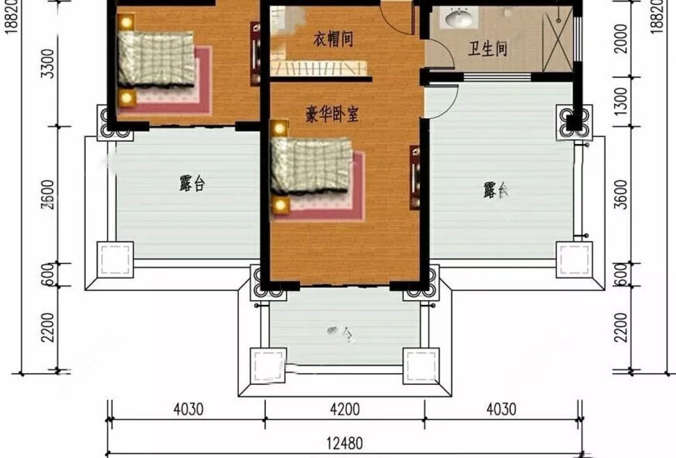 深圳睿婕鋼結構推薦一套人旺財旺的三層豪華別墅 帶設計圖(圖7)